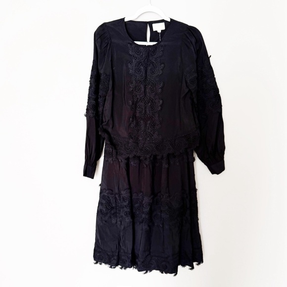 ciebon Dresses & Skirts - CIEBON Black Lace Blouse & Skirt Set Matching Revolve NEW Outfit maxi skirt
